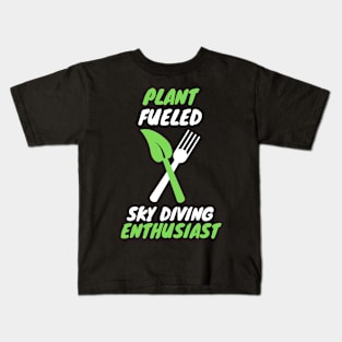 plant fueled sky diving Kids T-Shirt